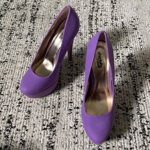 Charlotte Russe Purple Heels